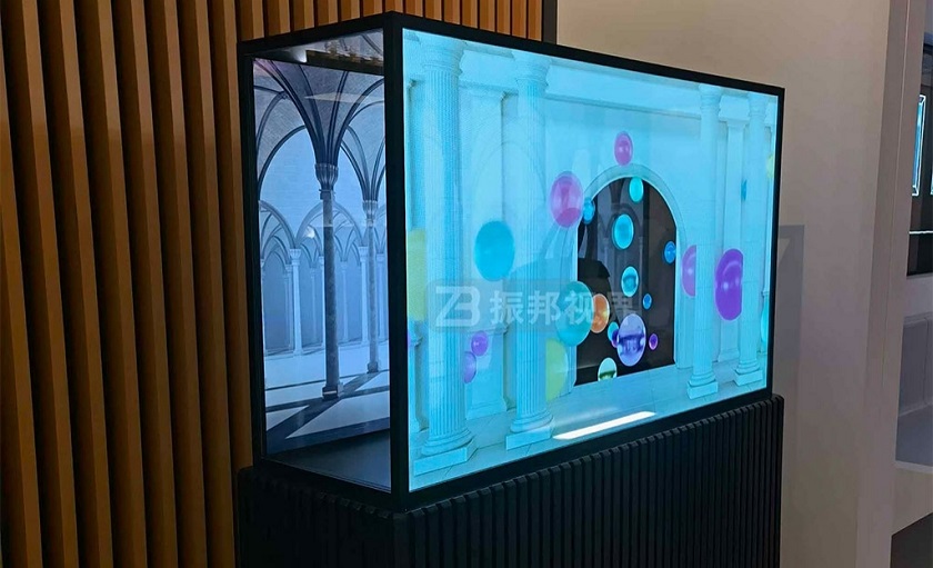 LED互动透明橱窗效果图展示